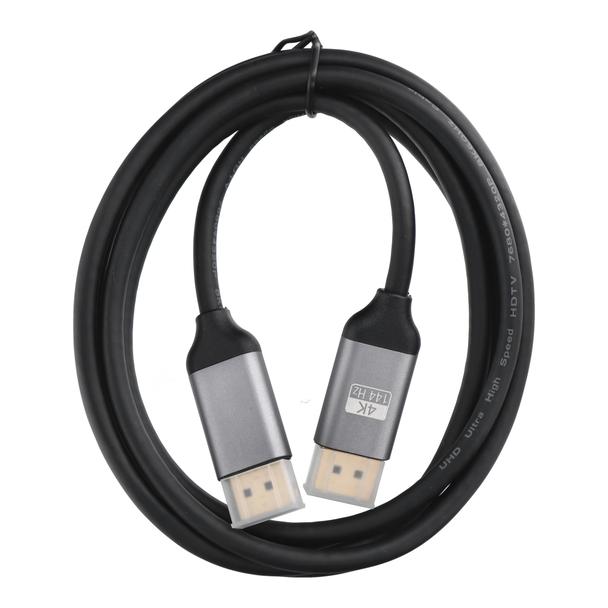Kabel Display Port do Display Port 1.4 Blue Star 4K 144Hz - High Speed, HDR, Ethernet, G-SYNC/FreeSync, 32Gbps, 2 m czarny