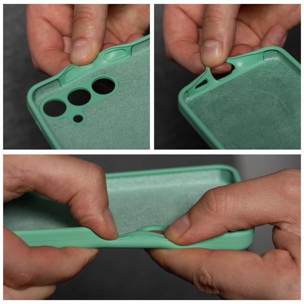 Futerał do Samsung A06 4G Silicone 2mm miętowy