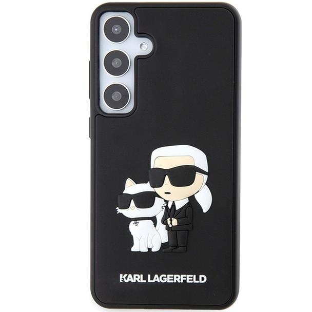 KARL LAGERFELD futerał do SAMSUNG S24 Plus KLHCS24M3DRKCNK (3D RUBBER KC NFT) czarny