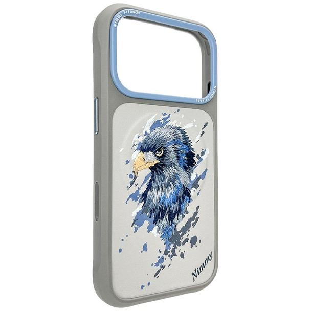 NIMMY futerał EAGLE kompatybilny z MagSafe do IPHONE 18 Pro/17 Pro szary