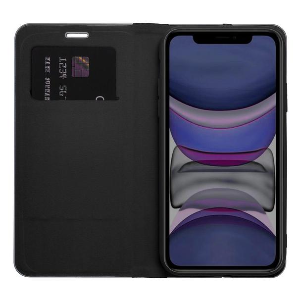 Etui z klapką na iPhone 16 PRO MAX Luna Book Carbon czarne