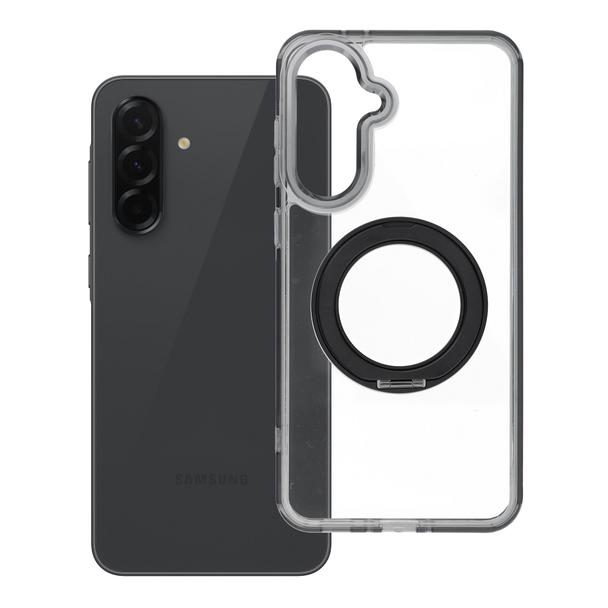 Etui na Samsung A36 Frame Circle Stand zgodne z MagSafe czarne