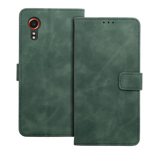 Etui z klapką na Samsung Xcover 7 Tender Book zielone
