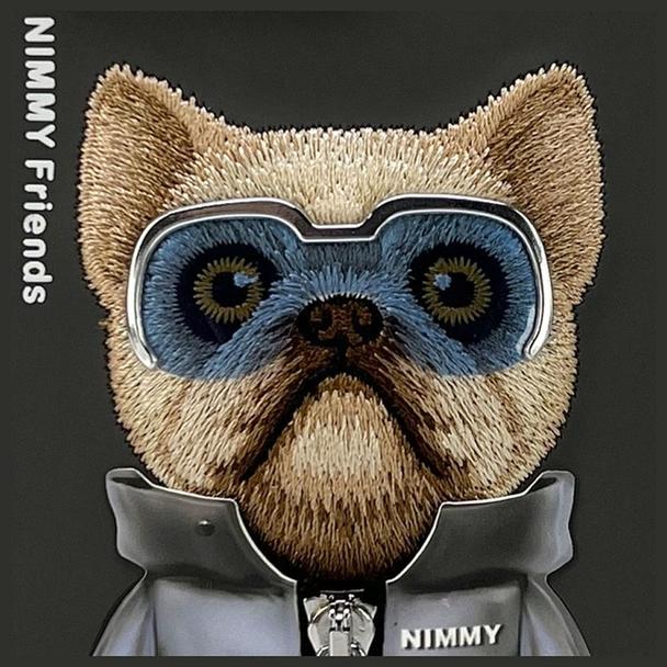 NIMMY futerał COOL&CUTE 2.0 Dog do IPHONE 15 Pro Max czarny