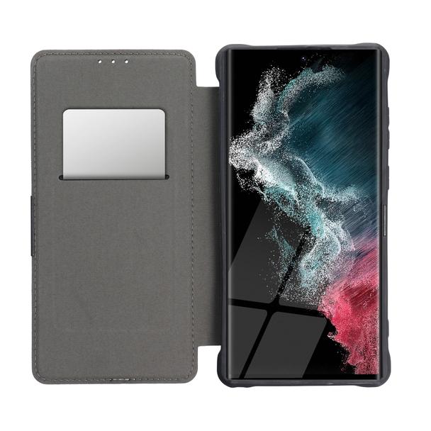 Etui z klapką na Samsung S26 FE Razor Book czarne