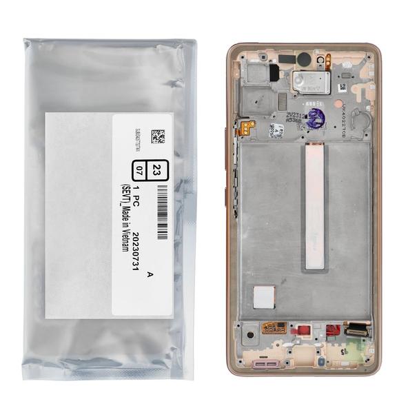 ServicePack Wyświetlacz LCD SAMSUNG  A53 5G A536B GH82-28024D Gold