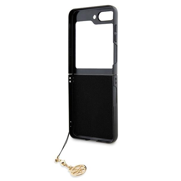 GUESS futerał do SAMSUNG Z FLIP 5 GUHCZF5GF4GBR (4G Charm) brązowy