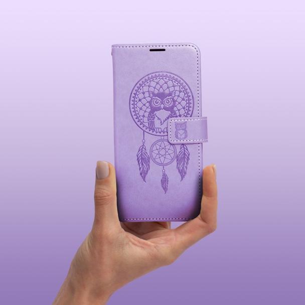 Etui z klapką na Samsung S26 FE Mezzo Book łapacz snów fioletowe