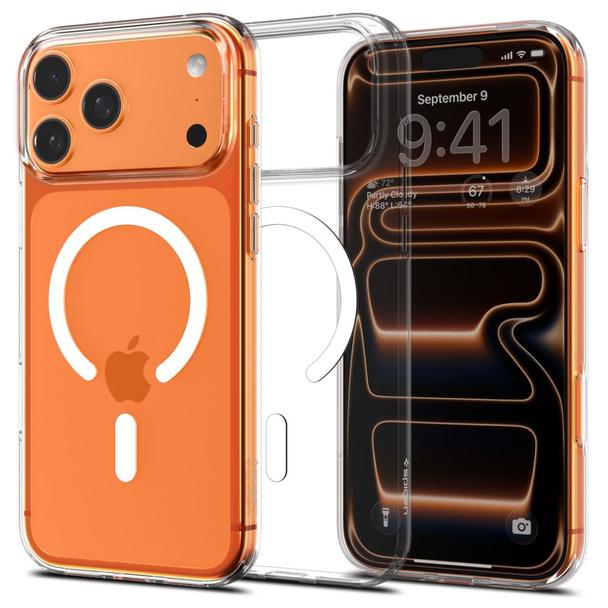 SPIGEN futerał LIQUID CRYSTAL MAG MAGSAFE IPHONE 17 PRO MAX CLEAR/WHITE