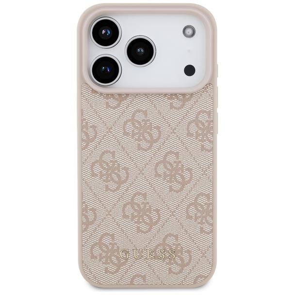 GUESS futerał do IPHONE 17 Pro GUHCP17LG4GFPI (PU 4G Classic) różowy