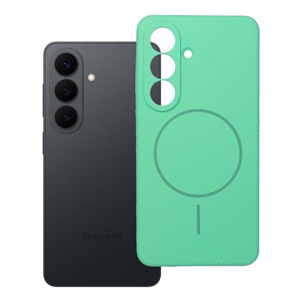 Futerał do Samsung S26 Silicone 2mm zgodny z MagSafe miętowy
