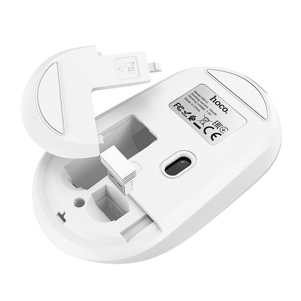 Myszka bezprzewodowa Hoco 2,4G 1200 dpi GM14 biała
