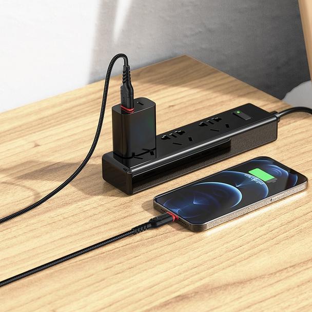 Kabel USB A do Lightning Hoco 2,4A 1 m X59 czarny