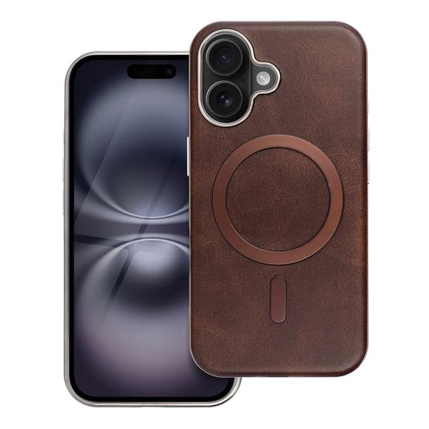 Futerał do iPhone 17 AIR Gentleman Mag Cover zgodny z MagSafe brązowy