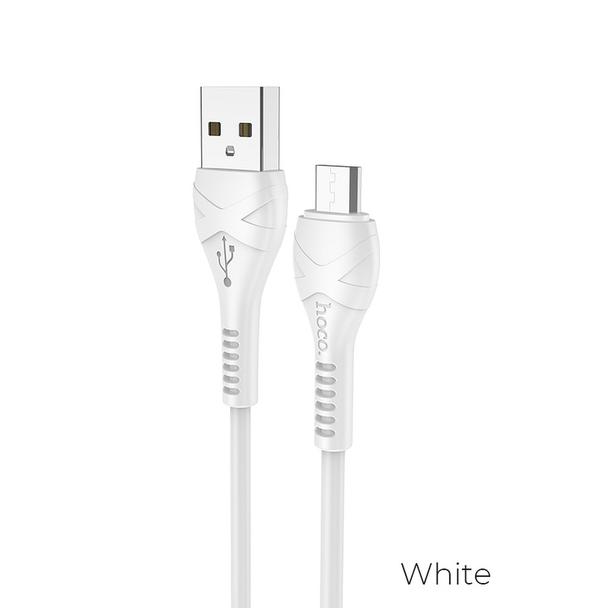 Kabel USB A do Micro USB Hoco 1 m X37 biały