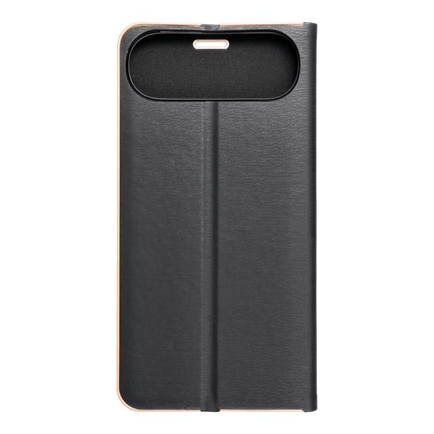 Etui z klapką na iPhone 17 AIR Luna Book Gold czarne