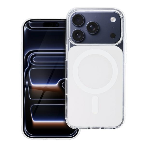 Futerał do iPhone 15 Clear Fusion Mag Cover zgodny z MagSafe biały