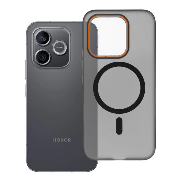 Etui na Honor 600 LITE Go Orange zgodne z MagSafe czarne