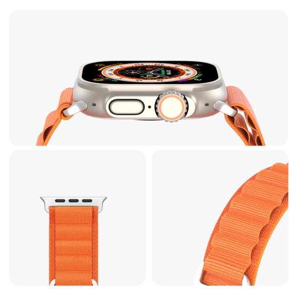 DUX DUCIS pasek GS nylonowy do Apple Watch 38 / 40 / 41 mm pomarańczowy