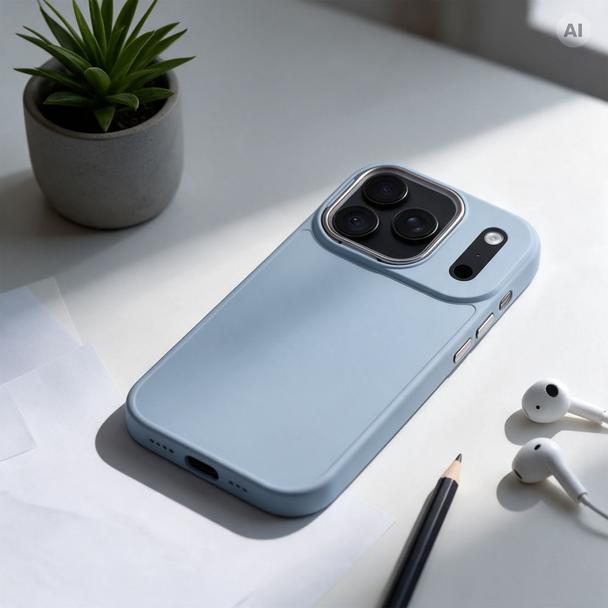 Etui na iPhone 18 Pro / 17 Pro Frame jasnoniebieskie
