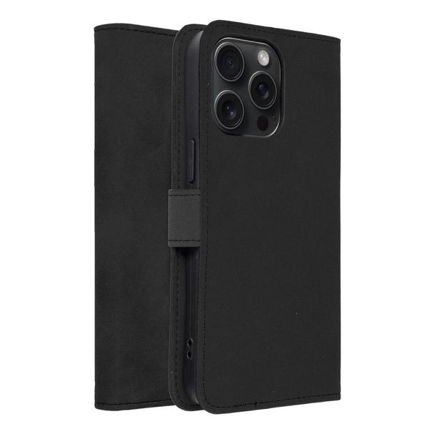 Etui z klapką na iPhone 15 PRO MAX Tender Book czarne