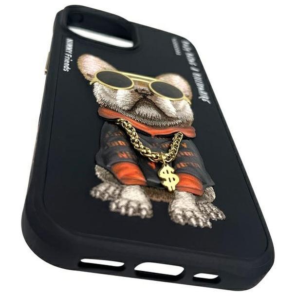 NIMMY futerał GLASSES COOL DOG do IPHONE 15 czarny