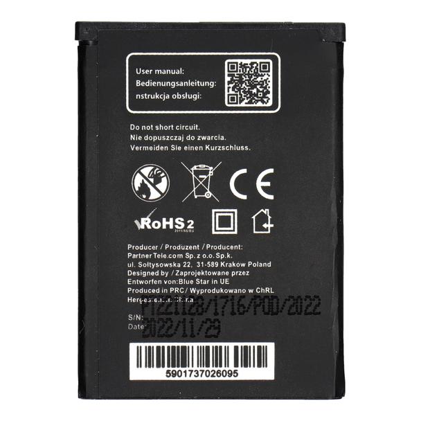 Bateria do Sony Ericcson K310i / K510i / J300 / W200 / T280 750 mAh Blue Star Premium