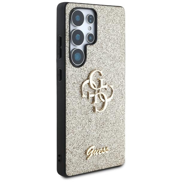GUESS futerał do SAMSUNG S25 Ultra GUHCS25LHG4SGD (Fixed Glitter Big 4G) złoty