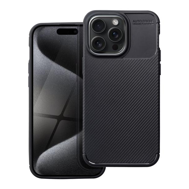 Futerał do iPhone 15 PRO MAX Carbon Premium czarny