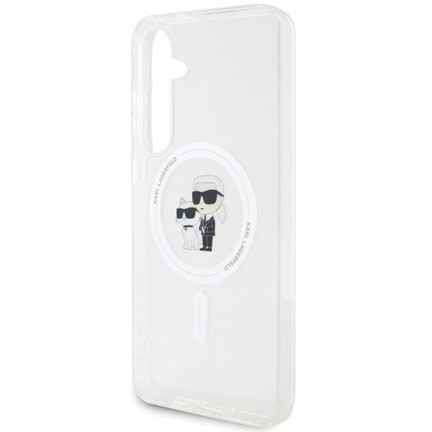 KARL LAGERFELD futerał do SAMSUNG S24 Plus KLHMS24MHGKCNOT (MAGSAFE IML KC) transparentny