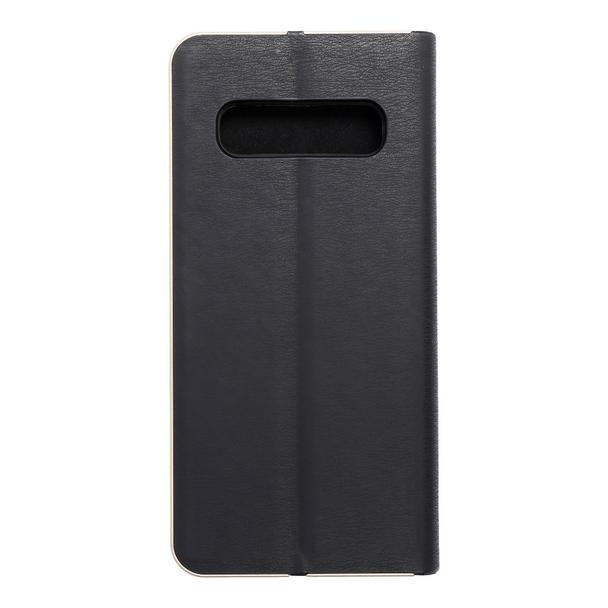 Etui z klapką na Samsung S10 Luna Book Gold czarne