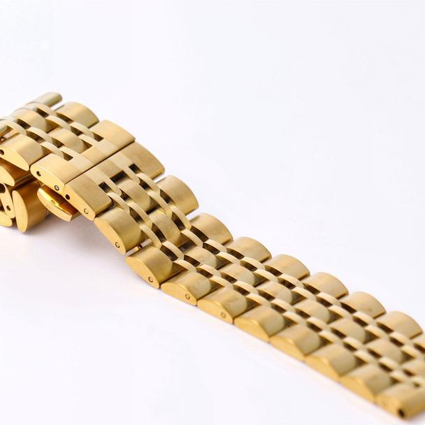 Pasek do zegarka 22 mm Titmo Strap S4 stalowa bransoleta złoty