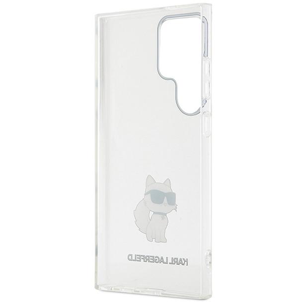 KARL LAGERFELD futerał do SAMSUNG S24 Ultra KLHCS24LHNCHTCT (IML NFT CHOUPETTE) transparentny