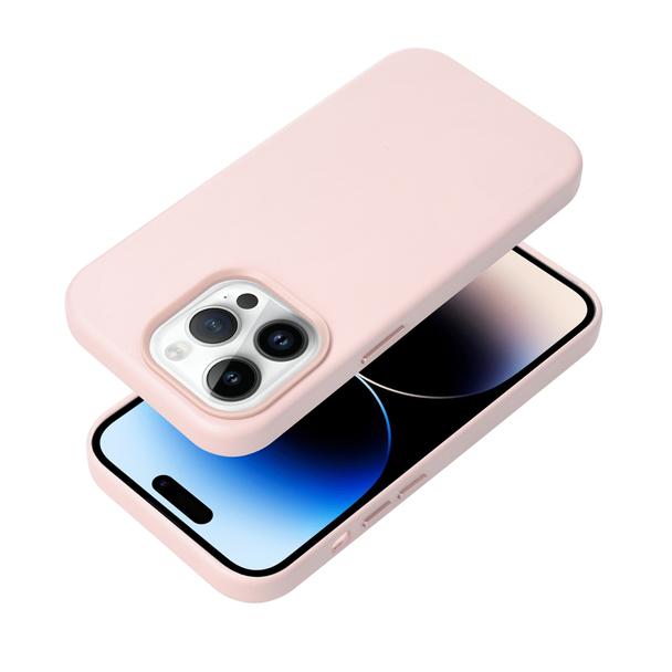 Futerał LEATHER MAG COVER kompatybilny z MagSafe do SAMSUNG S25 ULTRA różowy