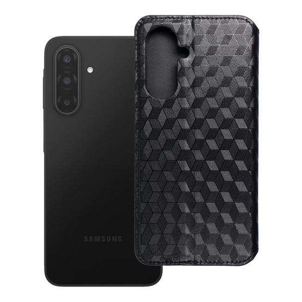 Etui z klapką na Samsung A17 Cubic Book czarne