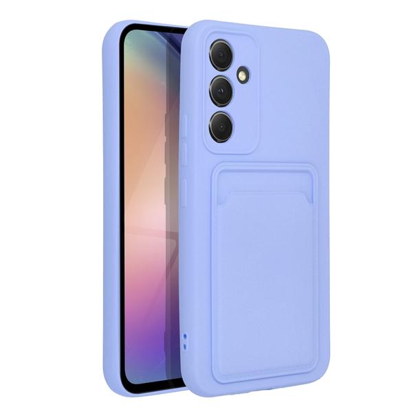 Futerał CARD CASE do SAMSUNG A54 5G fioletowy