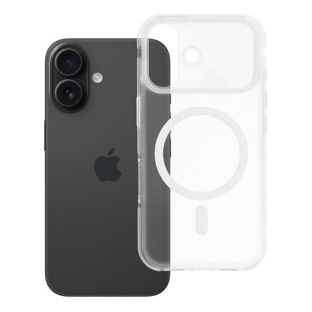 Etui na iPhone 16 Aurora zgodne z MagSafe białe
