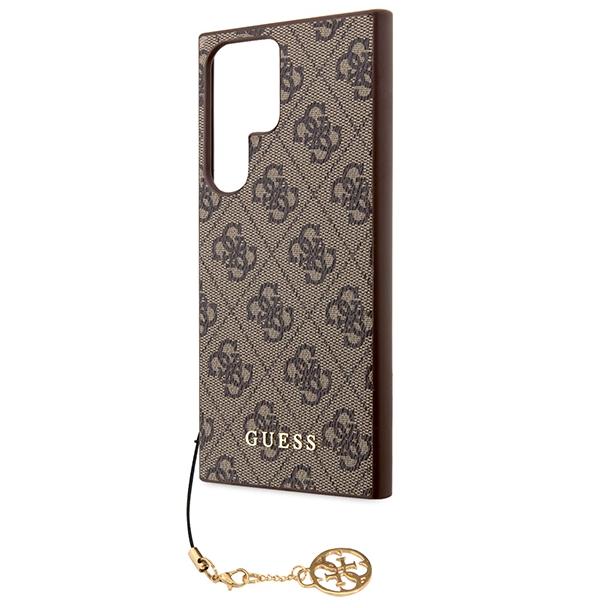 GUESS futerał do SAMSUNG S24 Ultra GUHCS24LGF4GBR (4G Charm) brązowy
