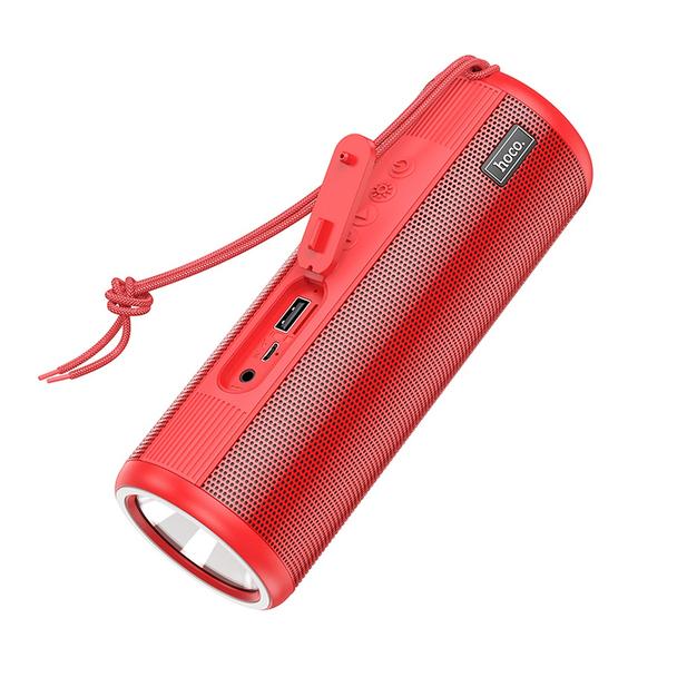 Głośnik bluetooth z latarką 2 x 15W 2h Hoco HC11 czerwony