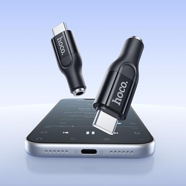 Adapter USB C do 3,5mm Hoco UPA35 MIA czarny