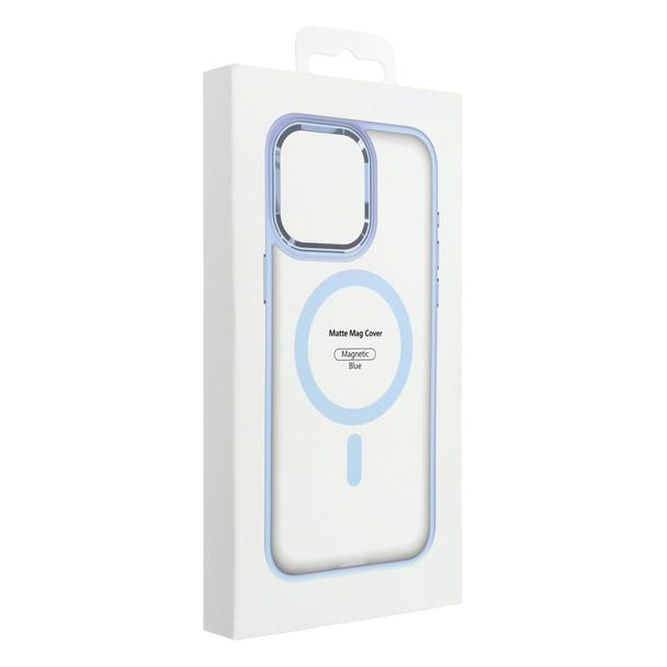 Futerał do iPhone 17 Matte Mag Cover zgodny z MagSafe niebieski