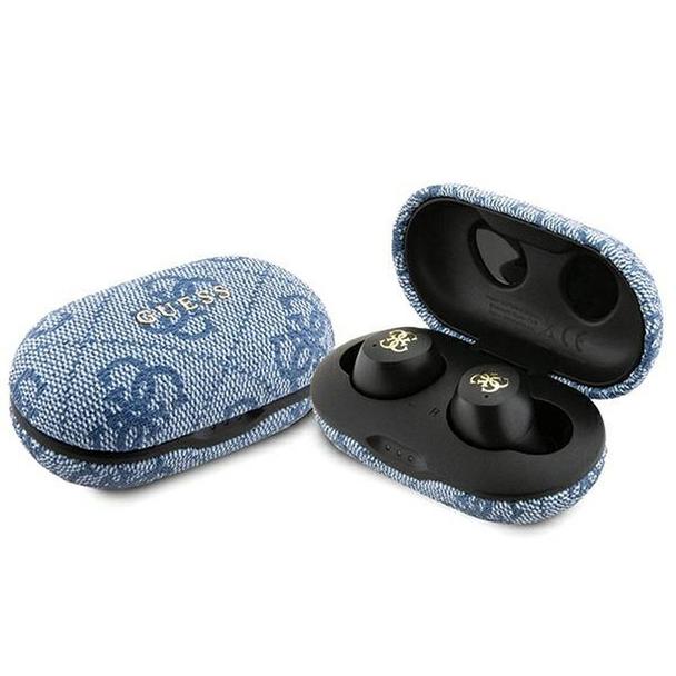 GUESS słuchawki bezprzewodowe bluetooth TWS ENC GUTWSP4EGB (4G Metal) niebieskie