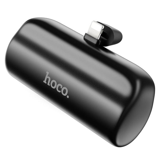 Powerbank Hoco 5000 mAh 2A z wbudowanym złączem Lightning J106 czarny