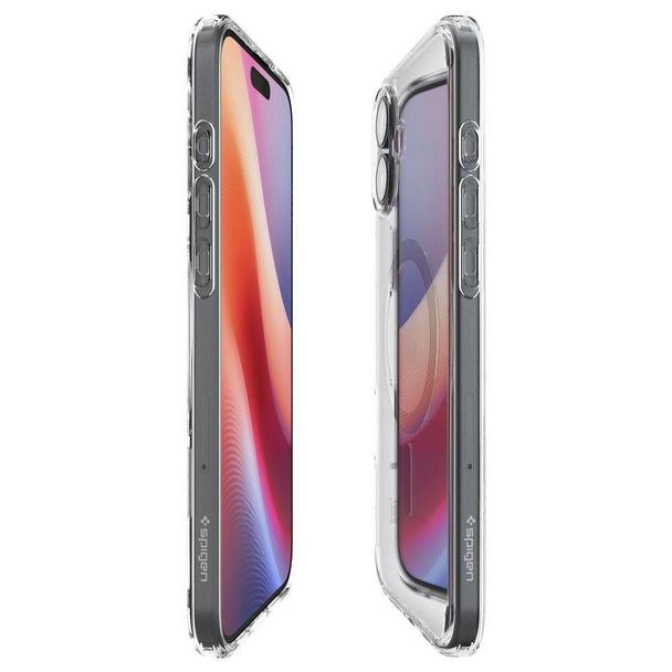 SPIGEN futerał ULTRA HYBRID MAG kompatybilny z MagSafe do IPHONE 16 carbon fiber