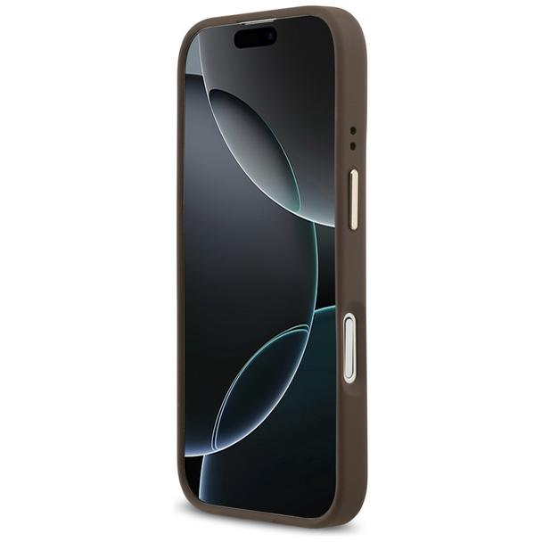 GUESS futerał do IPHONE 17 kompatybilny z MagSafe GUHMP17SP4MSEGCW (PU 4G W/ Classic) brązowy