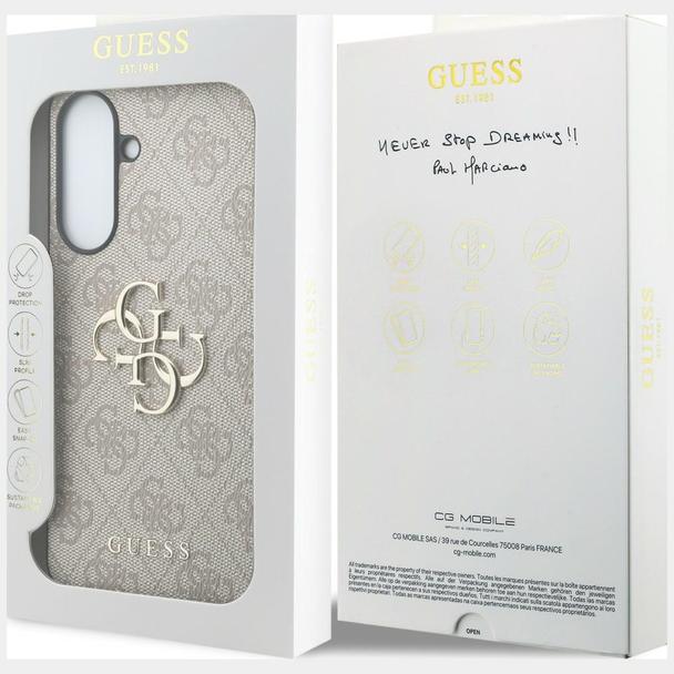 GUESS futerał do SAMSUNG Galaxy A37 GUHCSA374GMGPI (4G PU Big Logo) różowy