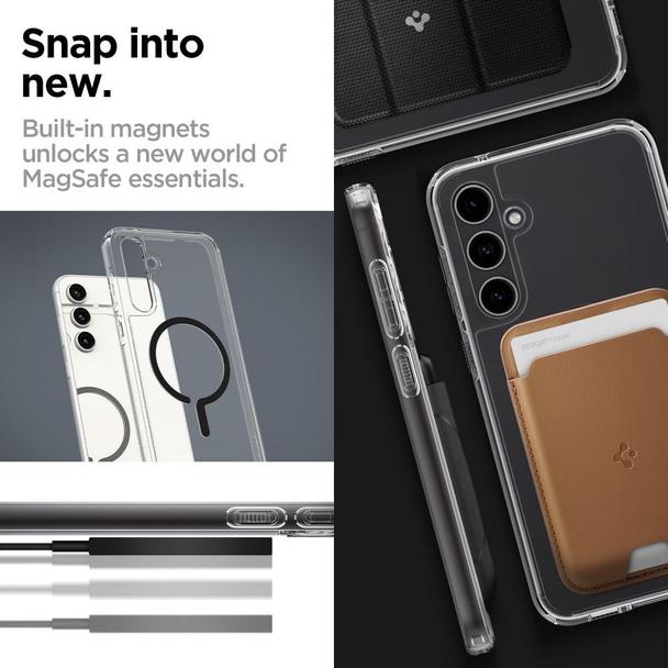 SPIGEN futerał ULTRA HYBRID Onetap Ring kompatybilny z MagSafe SAMSUNG S23 FE black