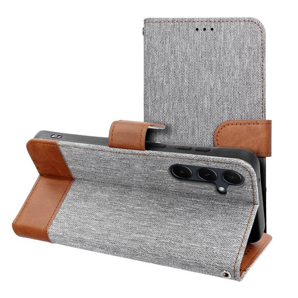 Etui z klapką na Xiaomi Redmi 14C Jeans Book szare