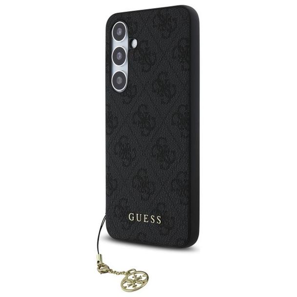 GUESS futerał do SAMSUNG S24 FE GUHCS24FEGF4GGR (HC PU 4G Charm) szary