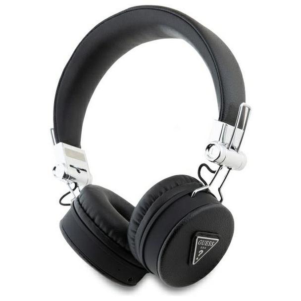 GUESS słuchawki bezprzewodowe bluetooth nagłowne ENC GUBH70PGTSPSK (Grained Classic Round Shape) czarne